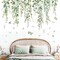 Hanging Vine Wall Decals – Green Leaf Stickers for Bedroom, Living Room & TV Background, 103"x78"